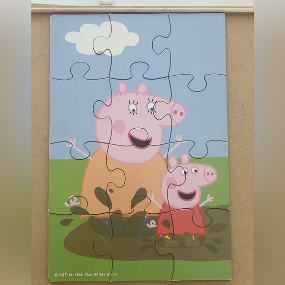 🎅🏼5/$10 GUC Peppa Pig 5 pack Puzzle box (damage to 1 piece) - Picture 3 of 10
